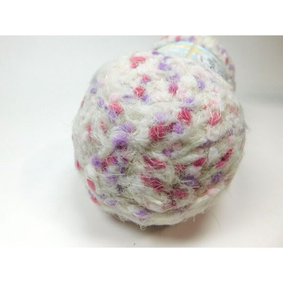 Baby Bee Yarn Skein White Pink Lilac 100% Polyamide 168 yds. - Picture 2 of 6
